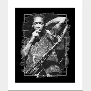 John Coltrane \\ Brush Art Posters and Art